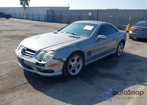 2004 Mercedes-Benz Sl 500 from USA, damaged, VIN WDBSK75F74F076874